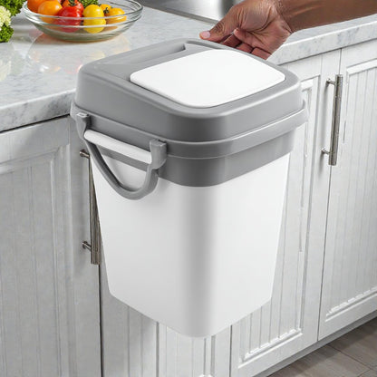 Over-the-Cabinet Hanging Kitchen Trash Bin