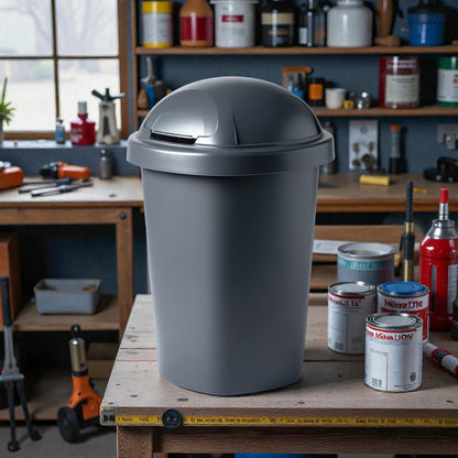 13-Gallon Heavy-Duty Swing-Top Kitchen Trash Can