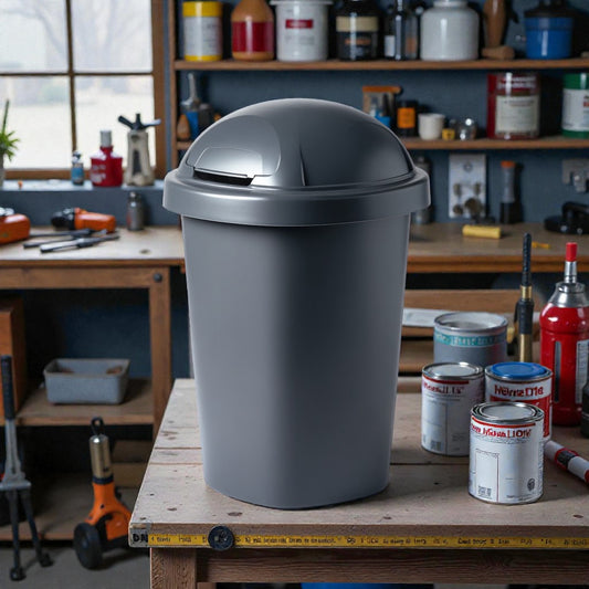 13-Gallon Heavy-Duty Swing-Top Kitchen Trash Can